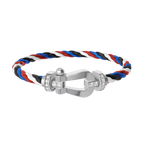 Bracelet Force 10, grand modèle, semi-pavé