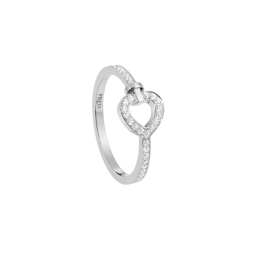 Bague Pretty Woman, mini modèle, pavée