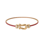Bracelet Force 10, moyen modèle, semi-pavé
