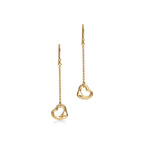 Boucles d’oreilles Open Heart en or jaune 18 carats