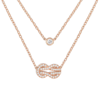 Collier Chance Infinie, moyen modèle, pavé