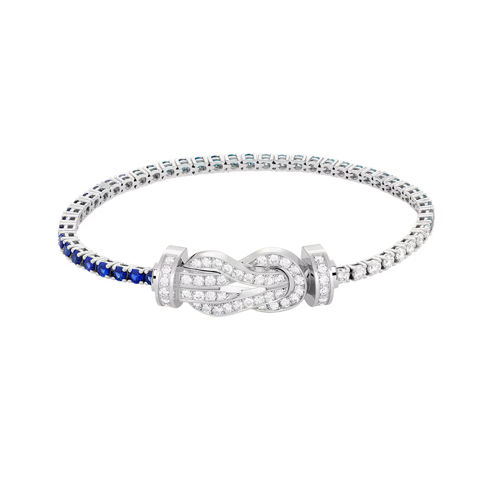 Bracelet Chance Infinie, grand modèle, pavé