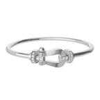 Bracelet Force 10, grand modèle, semi-pavé