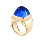 Bague Pain de Sucre, lapis lazuli