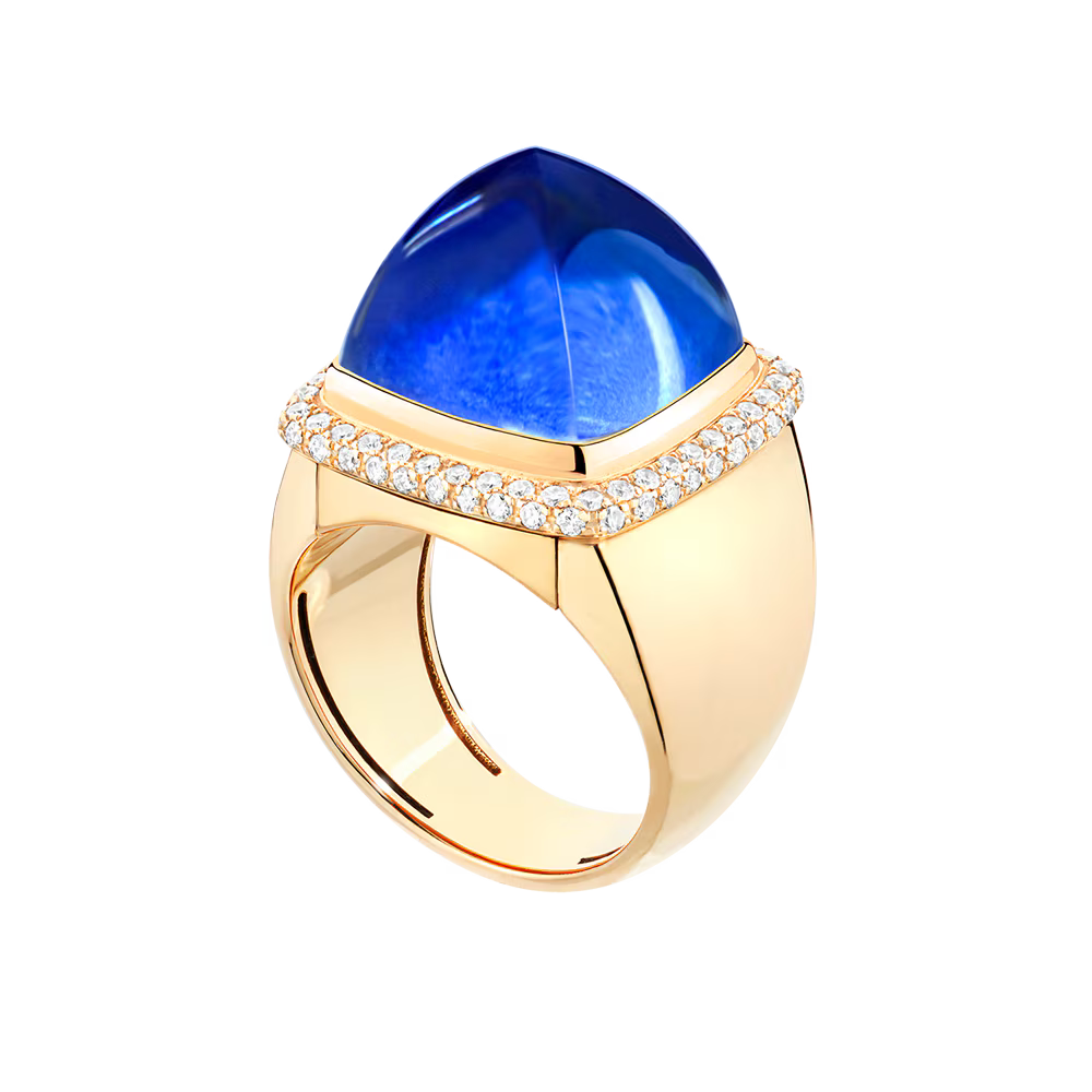 Bague Pain de Sucre, lapis lazuli