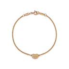 Bracelet Bean en or jaune 18 carats et diamants