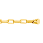 Bracelet maillons or jaune 750/1000e