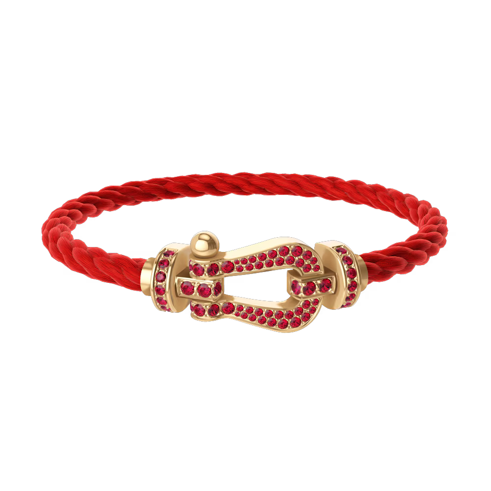 Bracelet Force 10, grand modèle, pavé