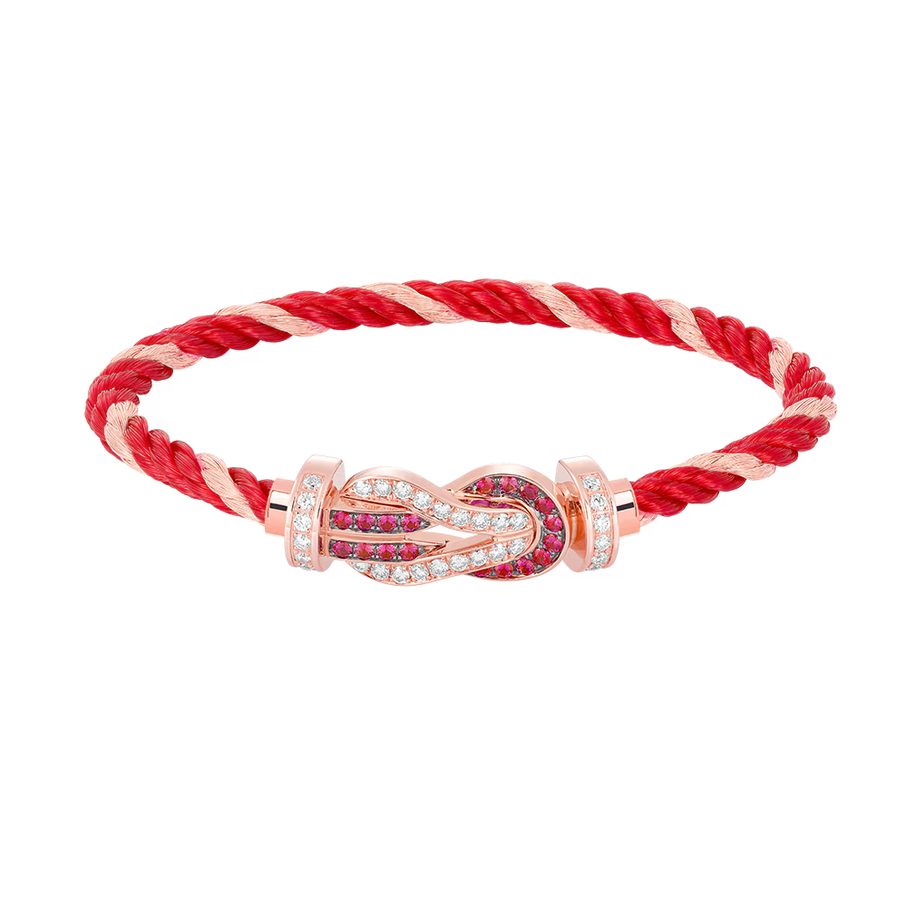 Bracelet Chance Infinie, grand modèle, pavé