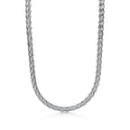 Collier pavé Wings en platine 950 millièmes et diamants