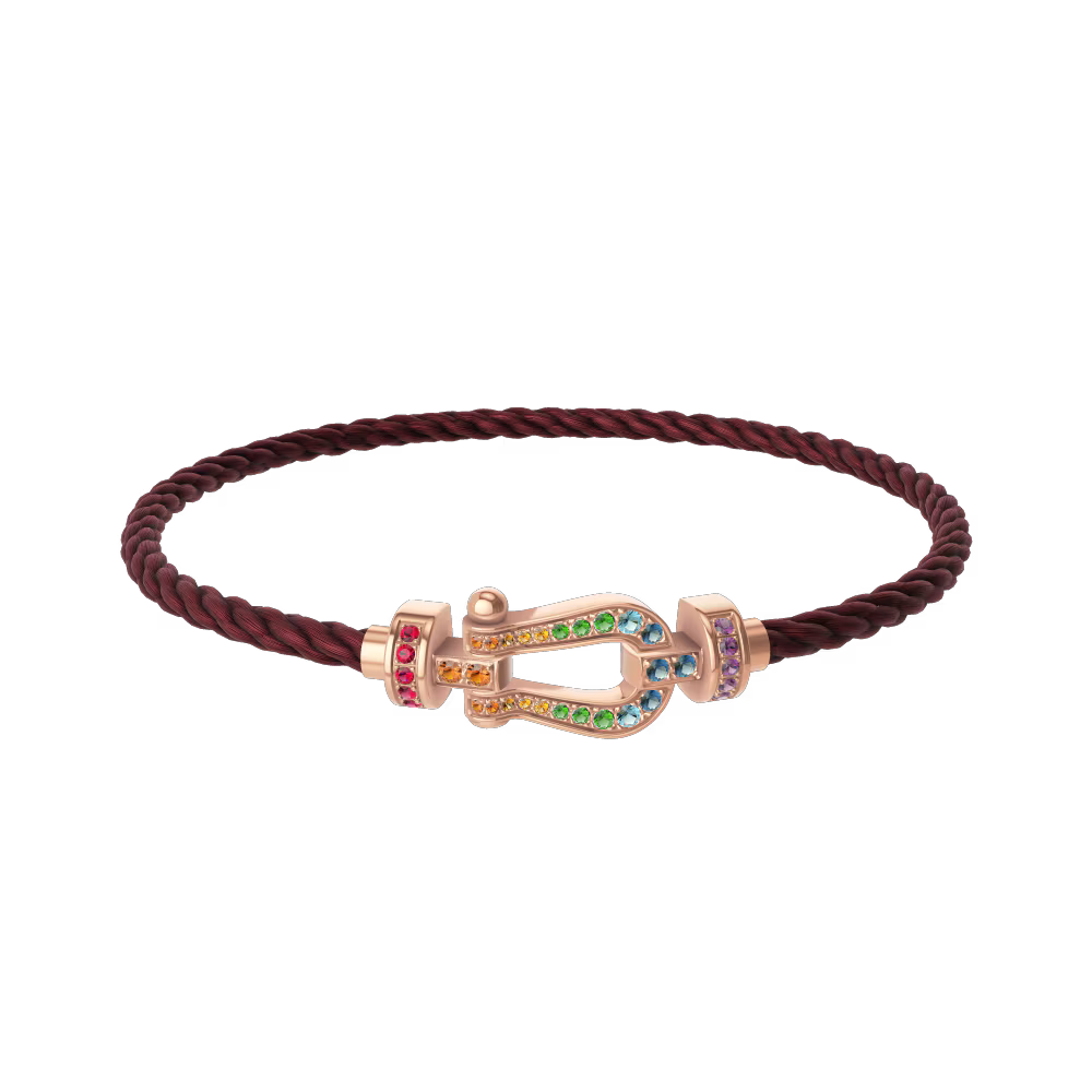 Bracelet Force 10, moyen modèle, pavé