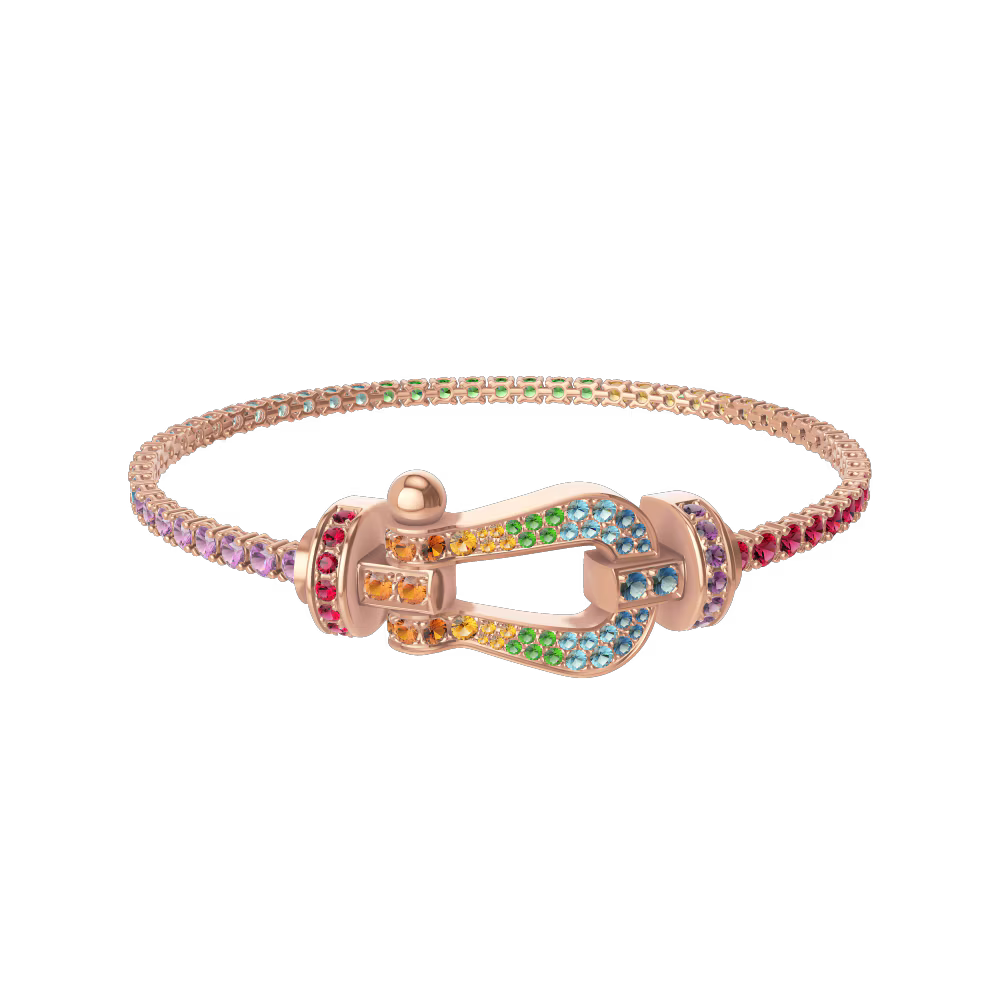 Bracelet Force 10, grand modèle, pavé