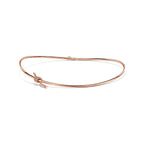 Collier en or rose 18 carats et diamants