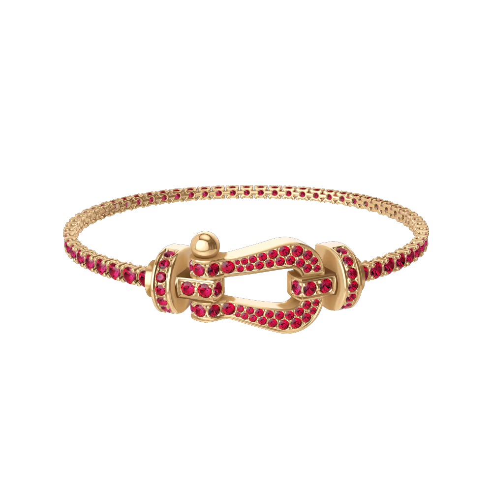 Bracelet Force 10, grand modèle, pavé