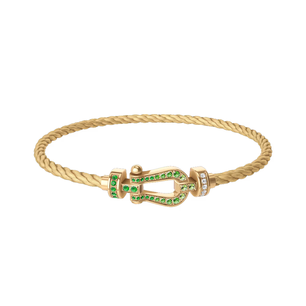 Bracelet Force 10, moyen modèle, pavé