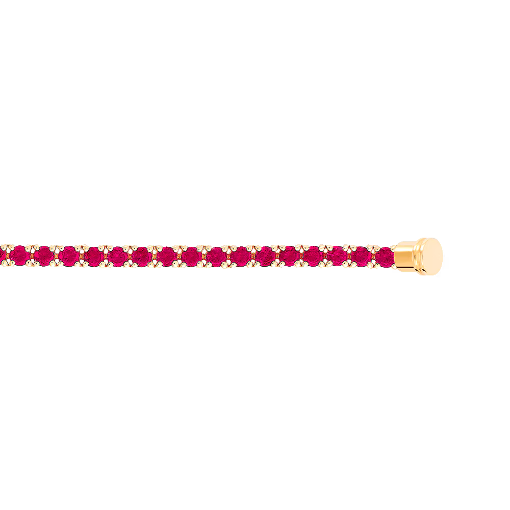 Câble or jaune 750/1000e ligne rubis