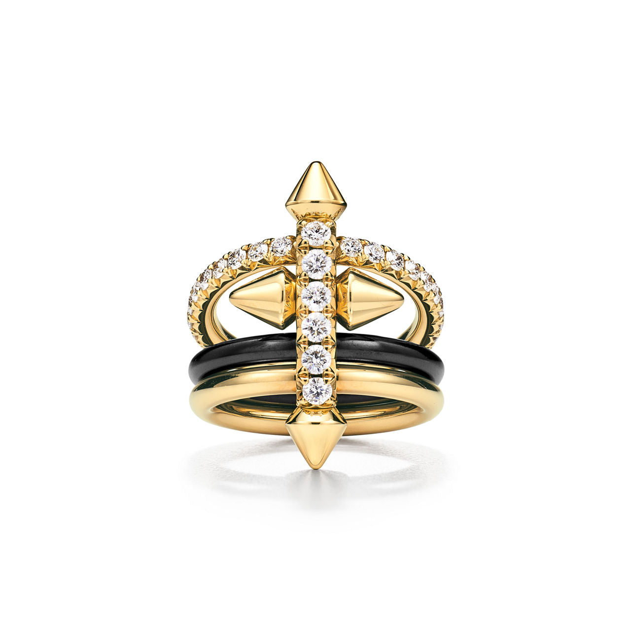 Tiffany Titan by Pharrell Williams Bague en titane, or 18 carats et diamants