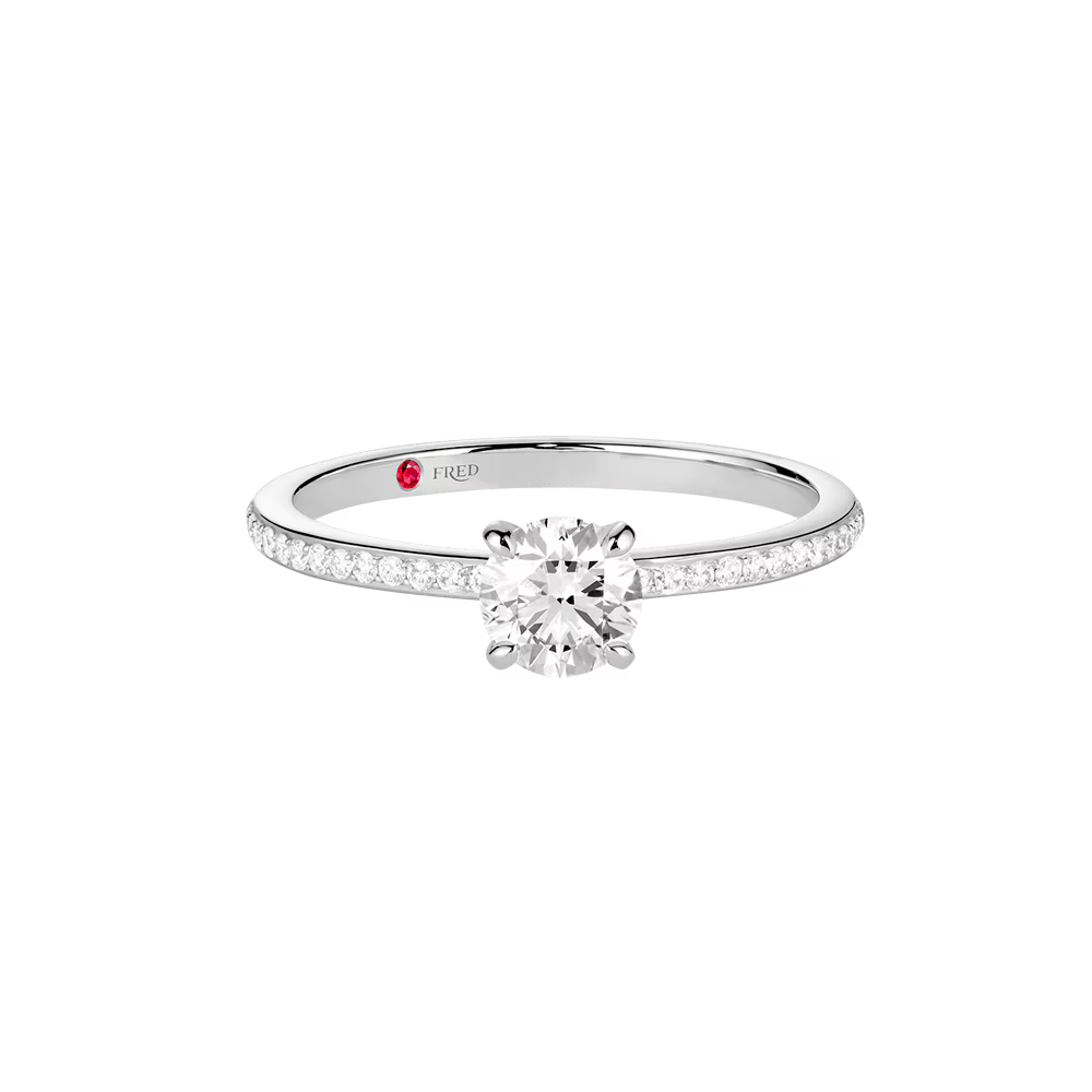 Bague de fiançailles Pretty Woman classique 0.50ct