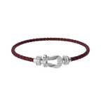 Bracelet Force 10, moyen modèle, semi-pavé