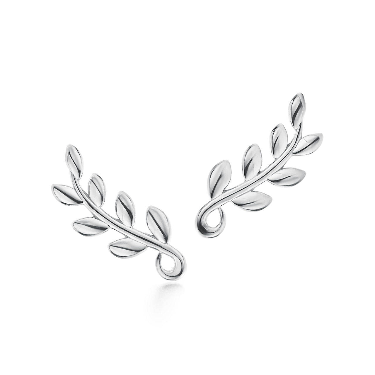 Boucles d’oreilles montantes Olive Leaf