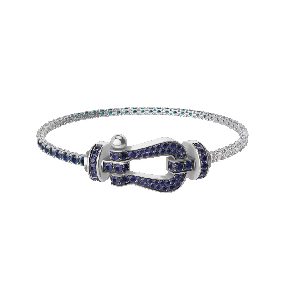 Bracelet Force 10, grand modèle, pavé