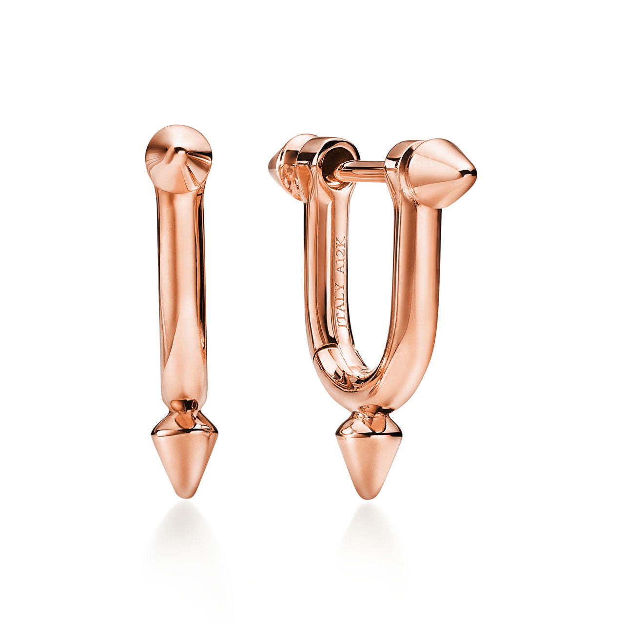 Boucles d’oreilles Small en or rose