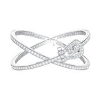 Bracelet Force 10, pavé, diamant taille poire