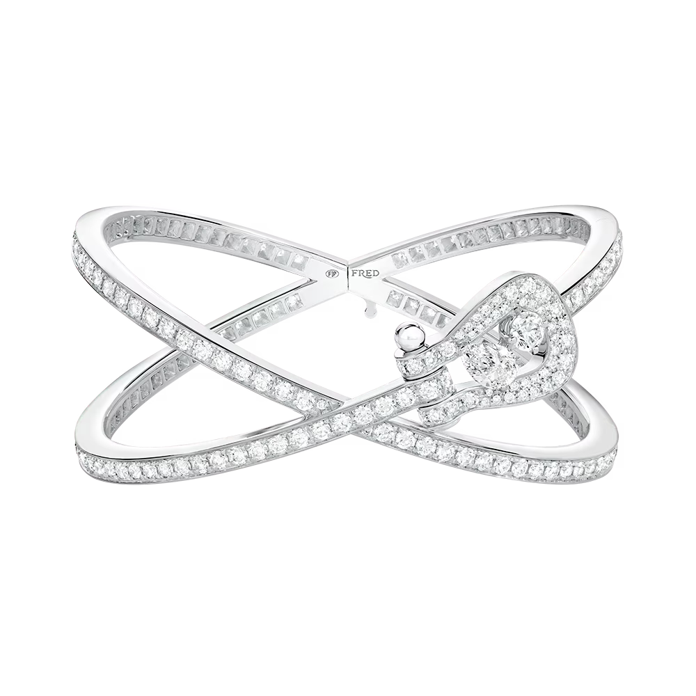 Bracelet Force 10, pavé, diamant taille poire