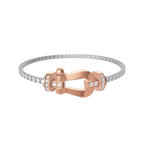Bracelet Force 10, grand modèle, semi-pavé