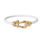 Bracelet Force 10, grand modèle, semi-pavé