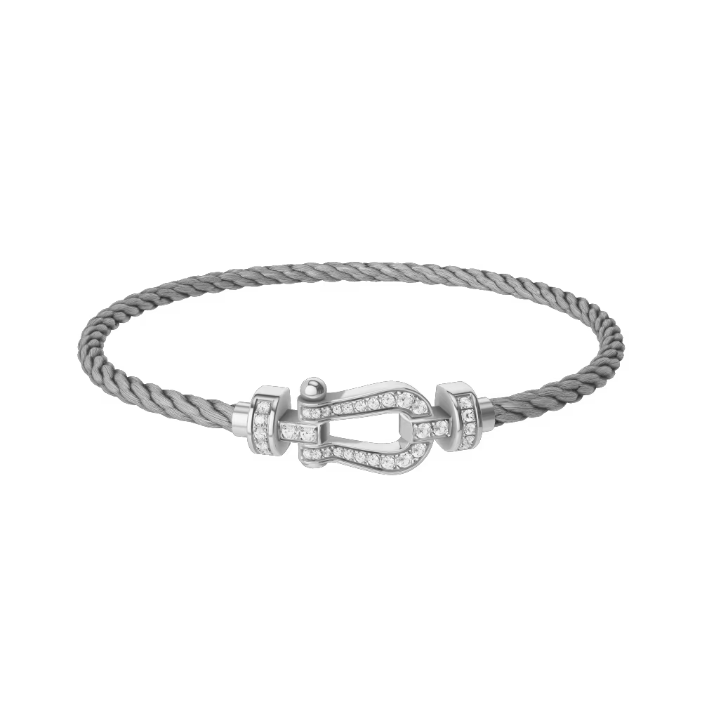 Bracelet Force 10, moyen modèle, pavé