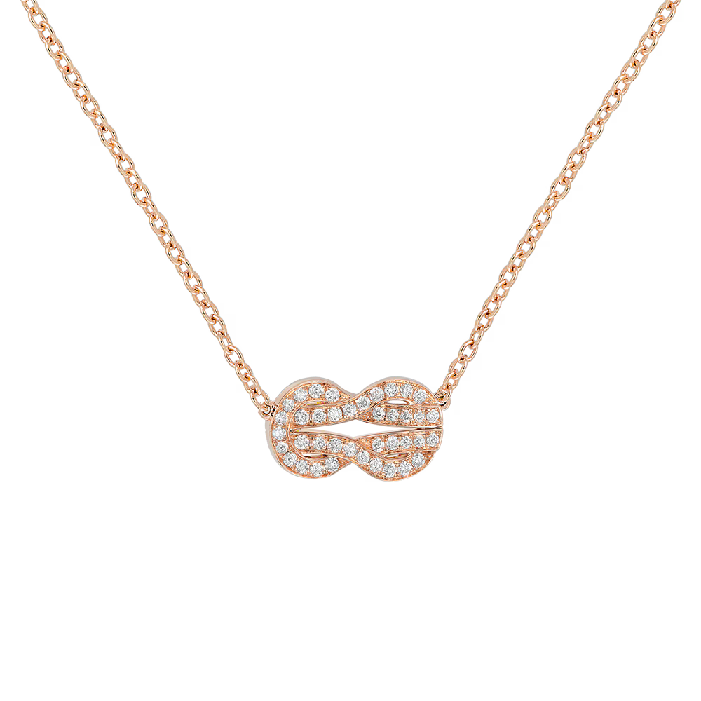 Collier Chance Infinie, moyen modèle, pavé