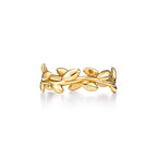 Paloma Picasso® Alliance Olive Leaf en or jaune 18 carats. Étroite.