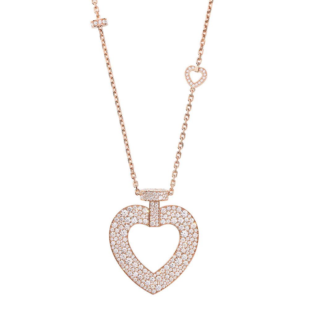 Sautoir Pretty Woman, très grand modèle, pavé
