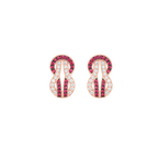 Boucle d'oreilles Chance Infinie, pavées