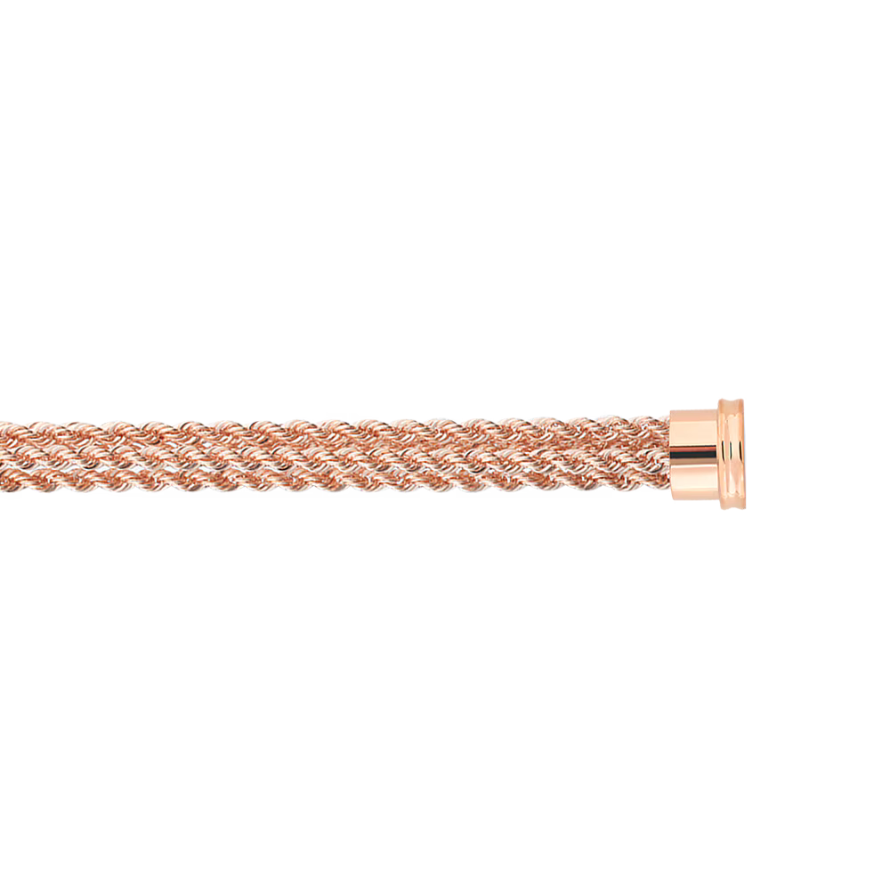 Bracelet multichaîne or rose 750/1000e