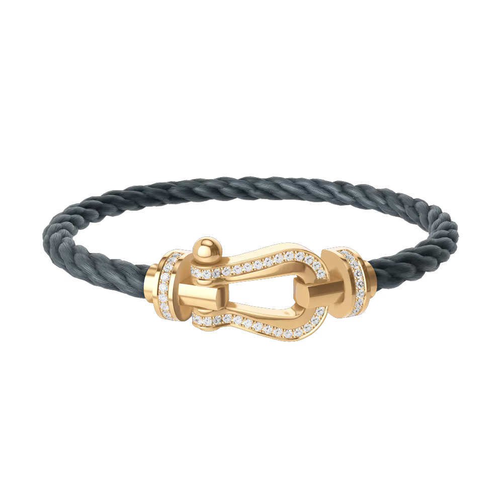 Bracelet Force 10, grand modèle, pavé