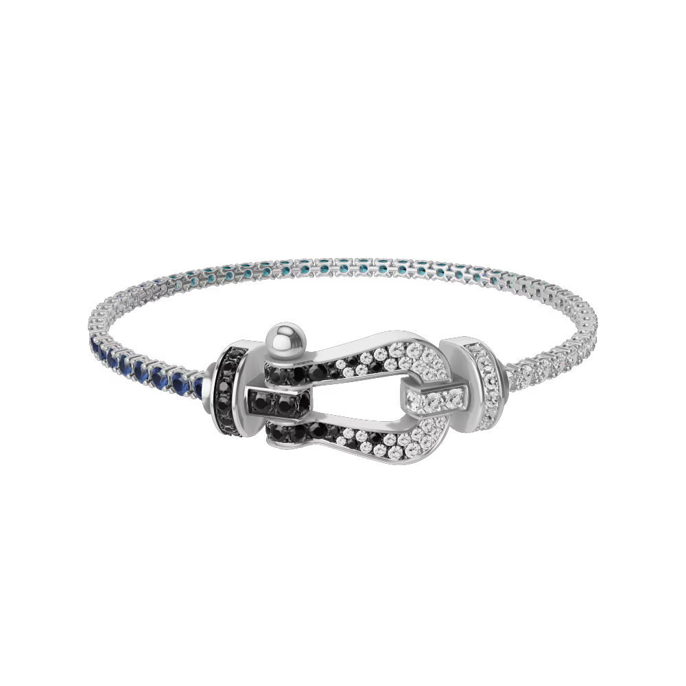 Bracelet Force 10, grand modèle, pavé