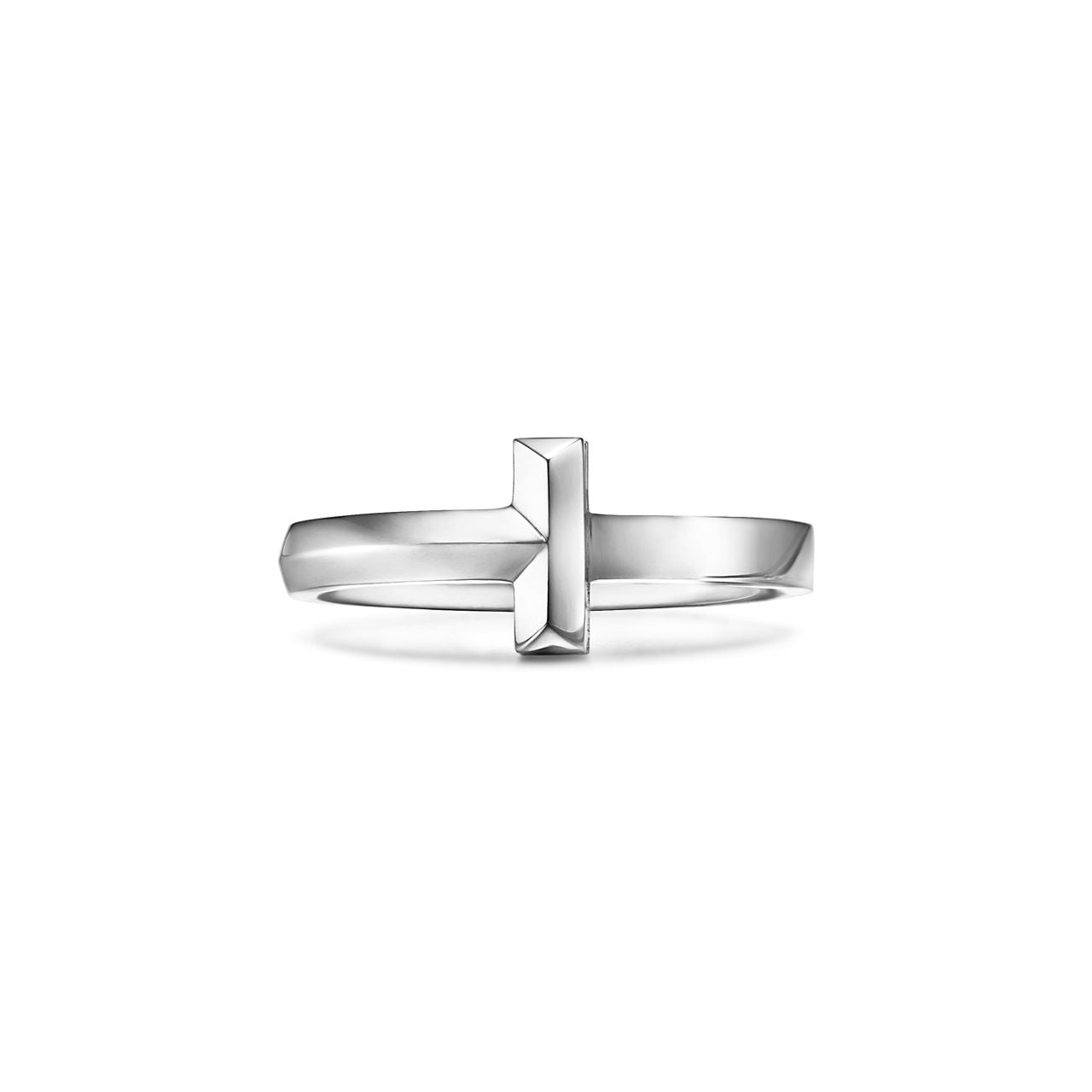 Tiffany T Bague T1 en or blanc 18 carats