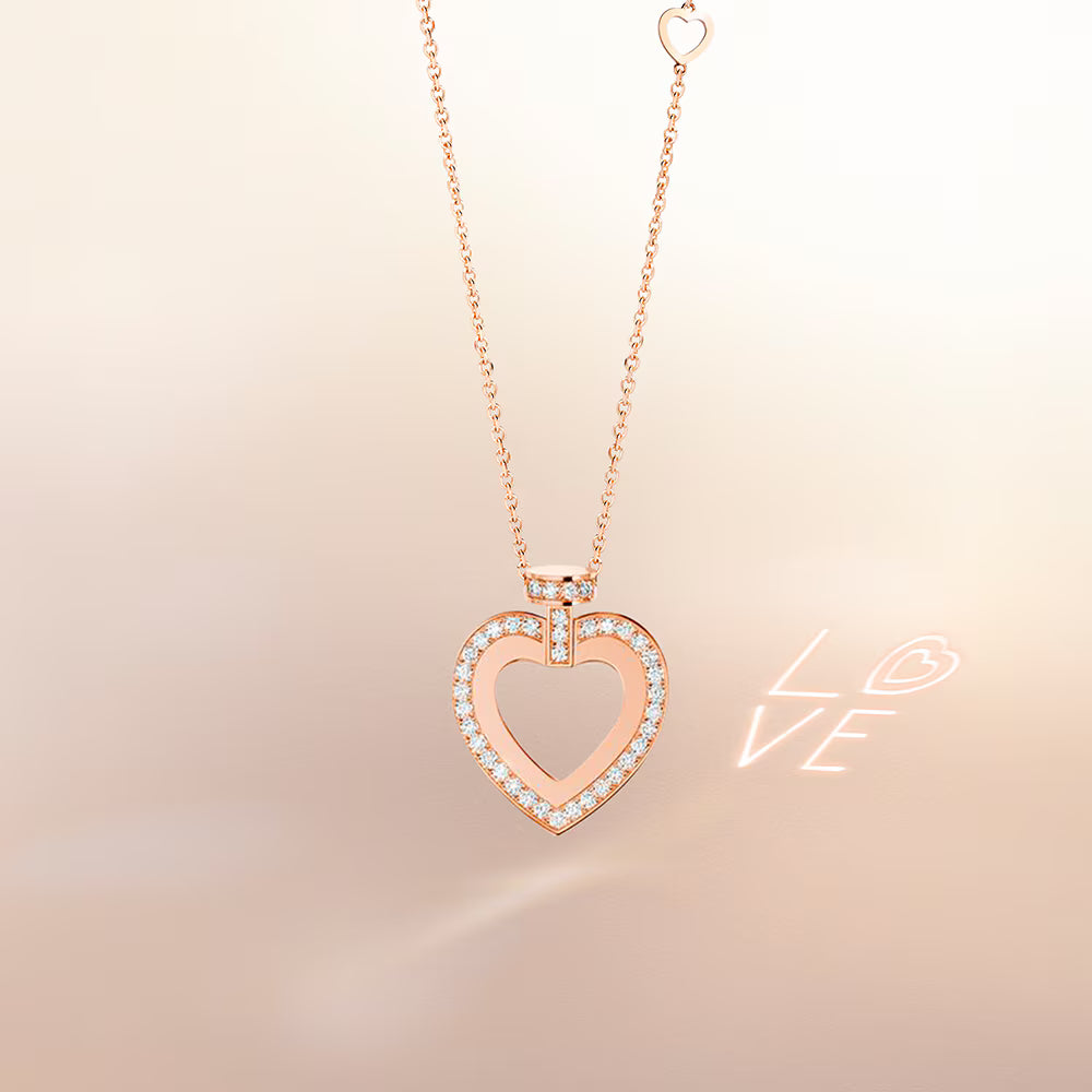 Collier "L❤VE" Pretty Woman Sunlight Message, grand modèle