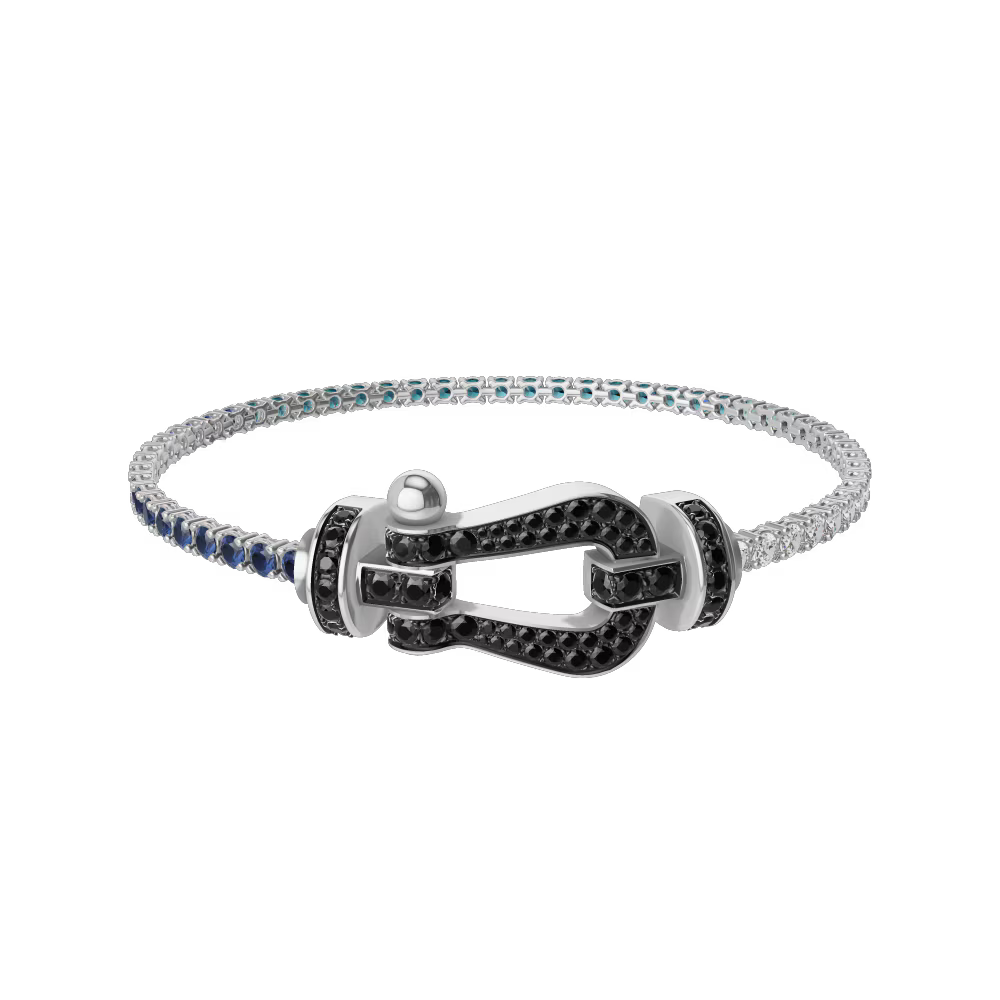 Bracelet Force 10, grand modèle, pavé
