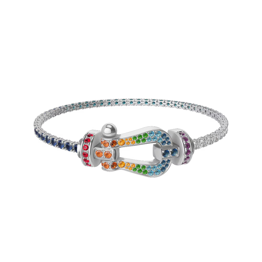 Bracelet Force 10, grand modèle, pavé