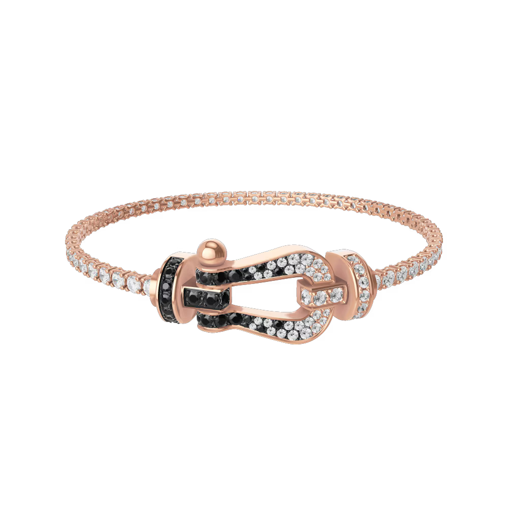 Bracelet Force 10, grand modèle, pavé