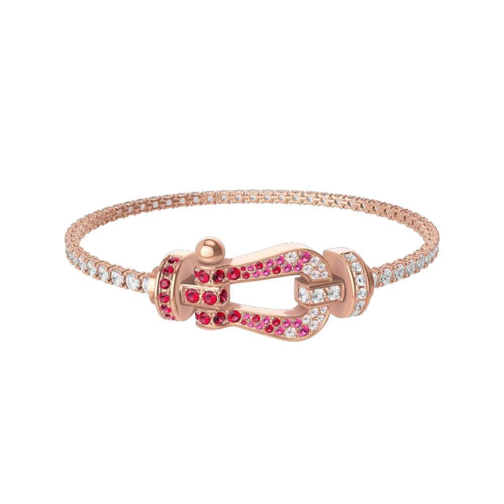 Bracelet Force 10, grand modèle, pavé