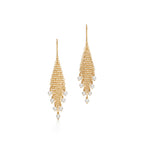 Boucles d'oreilles Frange, Collection Maille