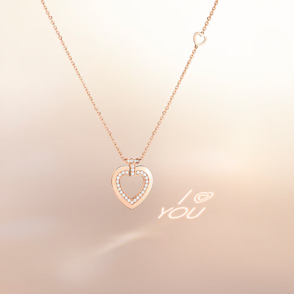 Collier "I ❤ YOU" Pretty Woman Sunlight Message, moyen modèle
