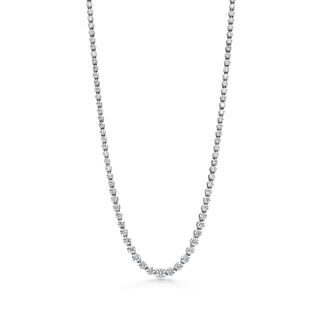 Collier linéaire en diamants avec fermoir Tiffany Victoria®