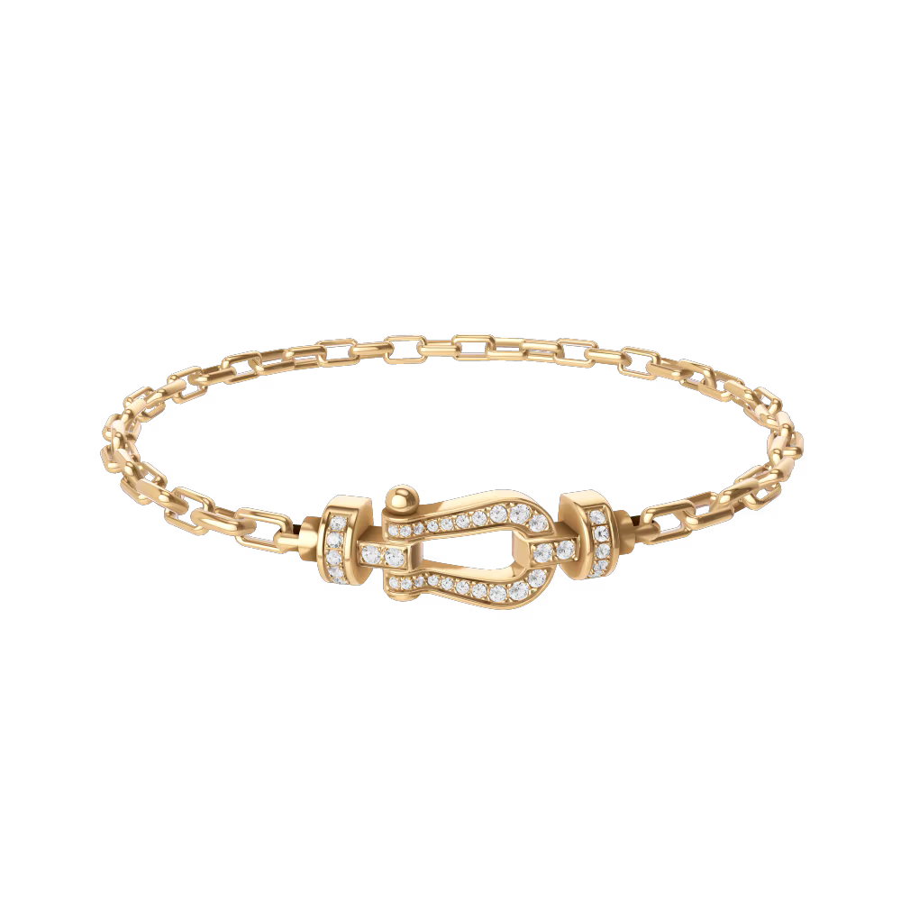 Bracelet Force 10, moyen modèle, pavé