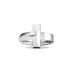 Tiffany T Bague T1 en or blanc 18 carats