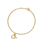 Bracelet Mini Alphabet en or jaune